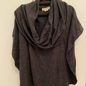 Cowl neck pullover sweater top